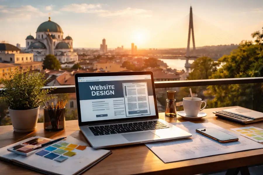 Izrada sajta u Beogradu za lokalne firme – prikaz rada na web sajtu u realnom okruženju